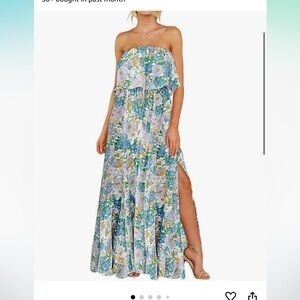 Worn once- maxi dress